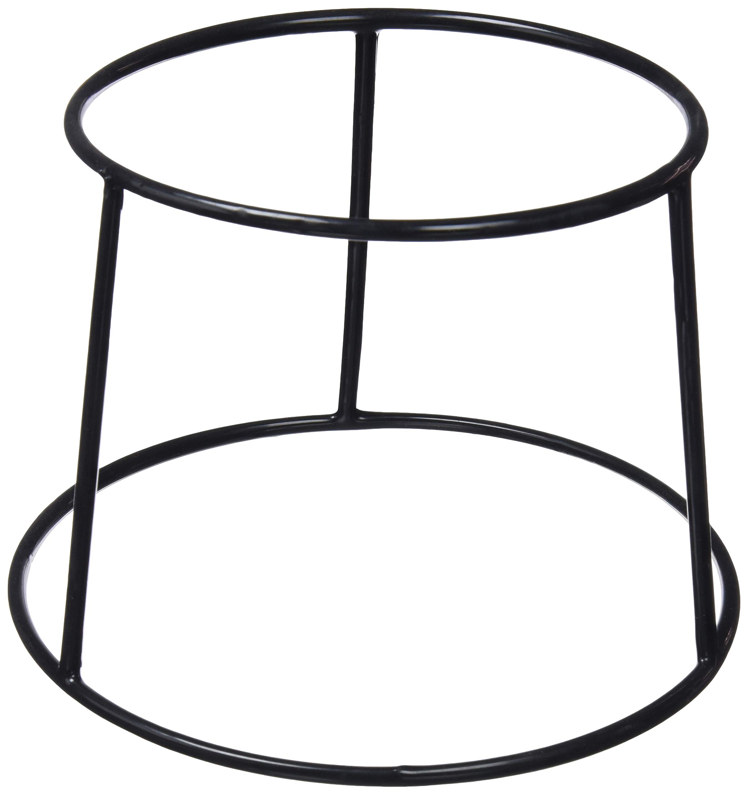 Genware NEV-RSR-WBK18 Anti-Slip Buffet Riser, 18 cm x 18 cm, Black