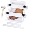 Kalinta Epoxy Mold with Divider Adjustable-11.4x7.5x2in No-Seal Large Resin Mold Integrated Clamping System - Perfect for Beginners & Experienced Artists Alike-Ideal for Creative Resin Art Projects