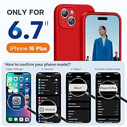 Miracase Compatible with iPhone 15 Plus Case, [Soft