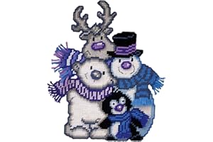 DESIGNWORKS INK Winter Pals Plastic Canvas Wall Décor Kit