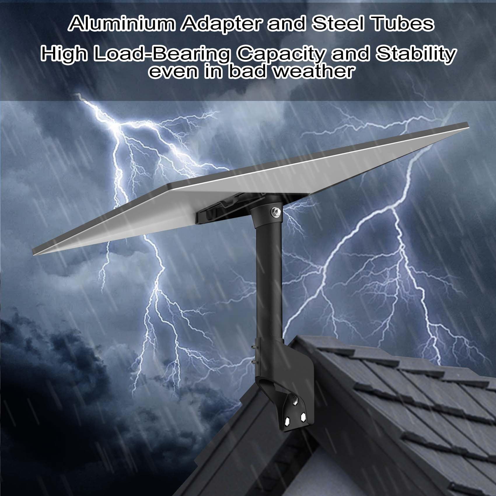 Starlink Gen 3 Mount - 360 Rotatable Roof & Wall Mount Kit for V3 Starlink Standard Dish