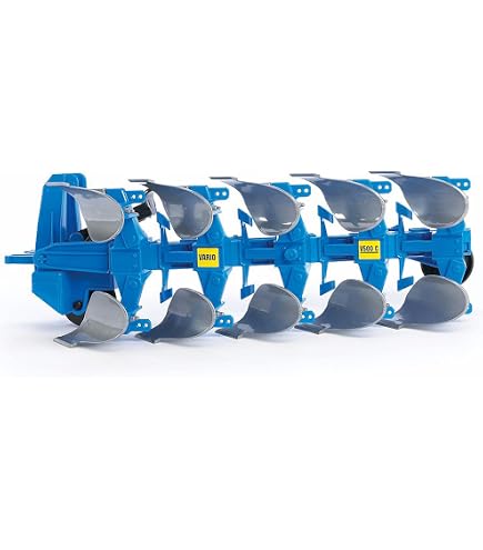 Bruder - 02228 - LEMKEN Cultivador Koralin 9-1:16 Agricultura, Granja, Remolque de Tractor | Cultivador de discos con rodillo móvil, para agricultura, granja, 1:16