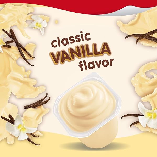 SNACK PACK VANILLA FLAVORED PUDDING, 4 COUNT PUDDING CUPS