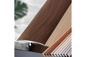 T Molding Floor Transition Strip, Aluminum Laminate Floor Flat Divider Strips for Joining Floors Gaps Threshold Tiles, Vinyl 
