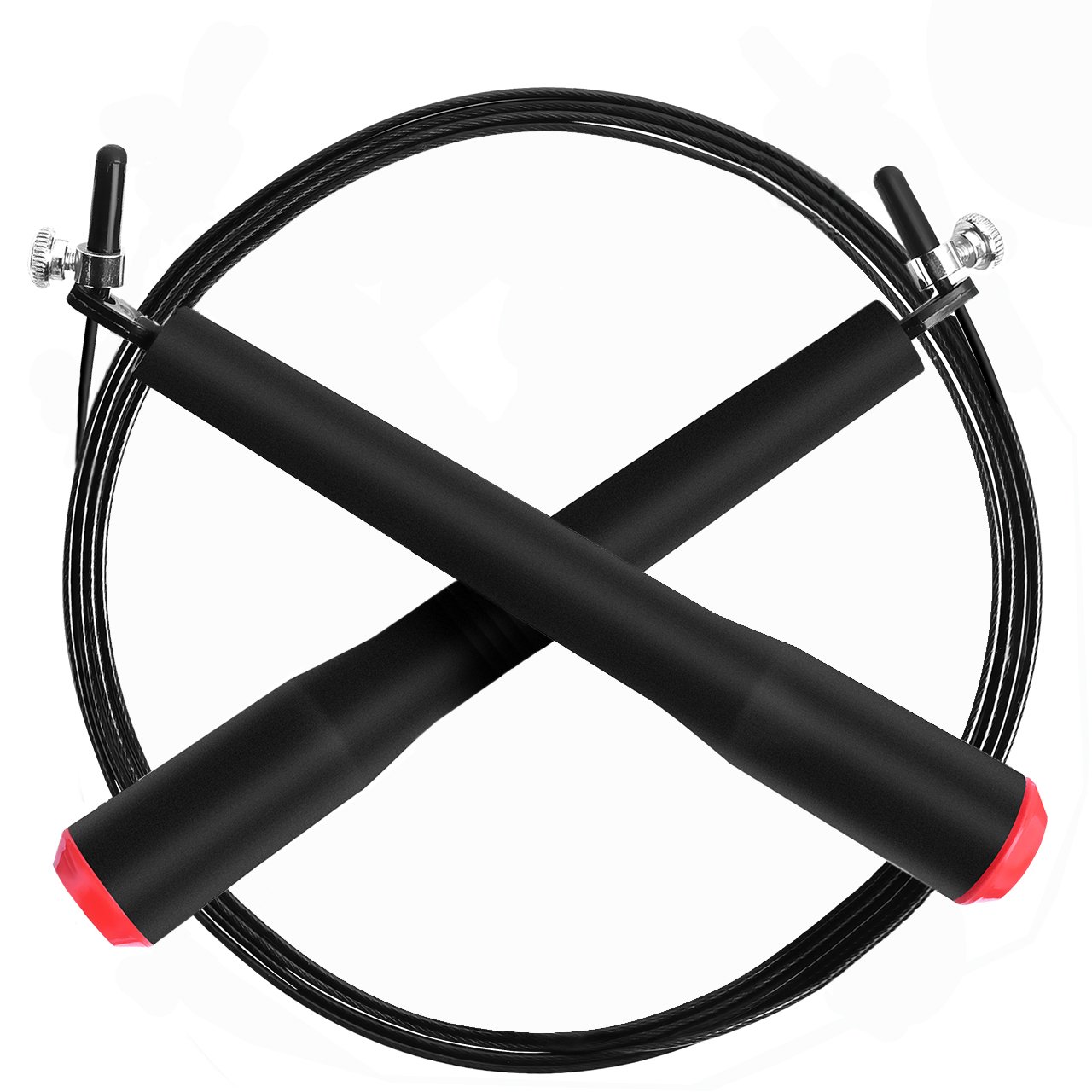 Cuerda saltar ajustable de Omorc Cuerda de Saltar Unisex y Rodamientos Para