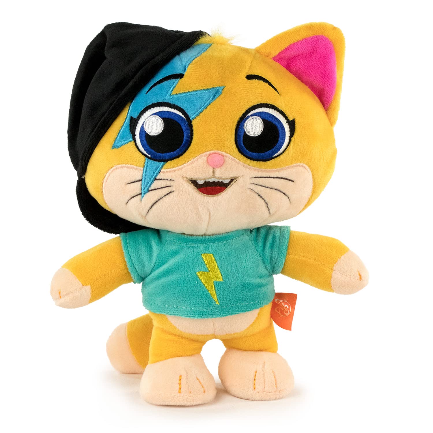Soft Toy of the Characters of 44 Cats - Lampo, Milady, Meatball, Pilou - 26cm, 10'23" - Super Soft Quality (Lampo)