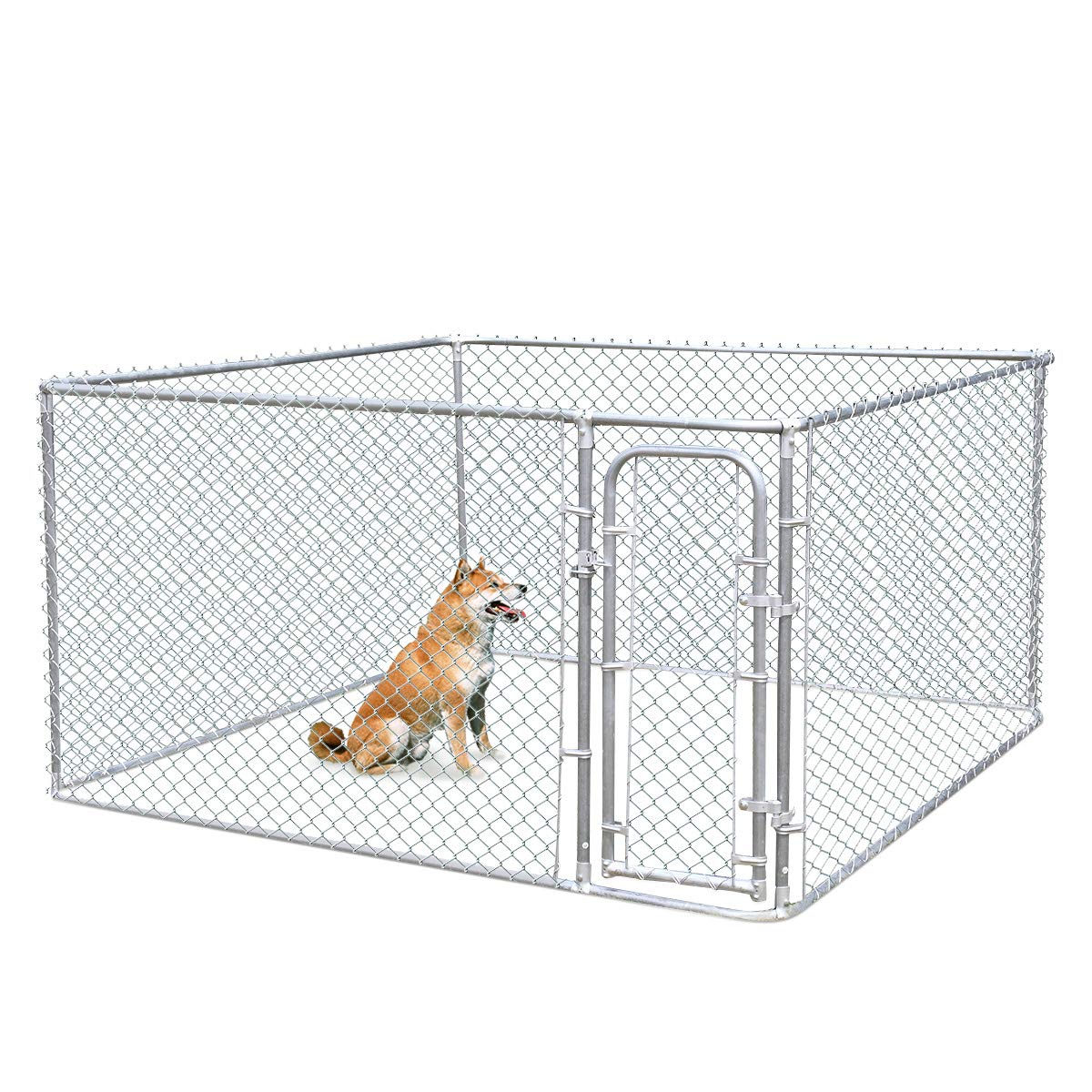 metal dog fence enclosure