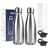 Insulated Water Bottle,2 Pack-9oz Stainless Steel