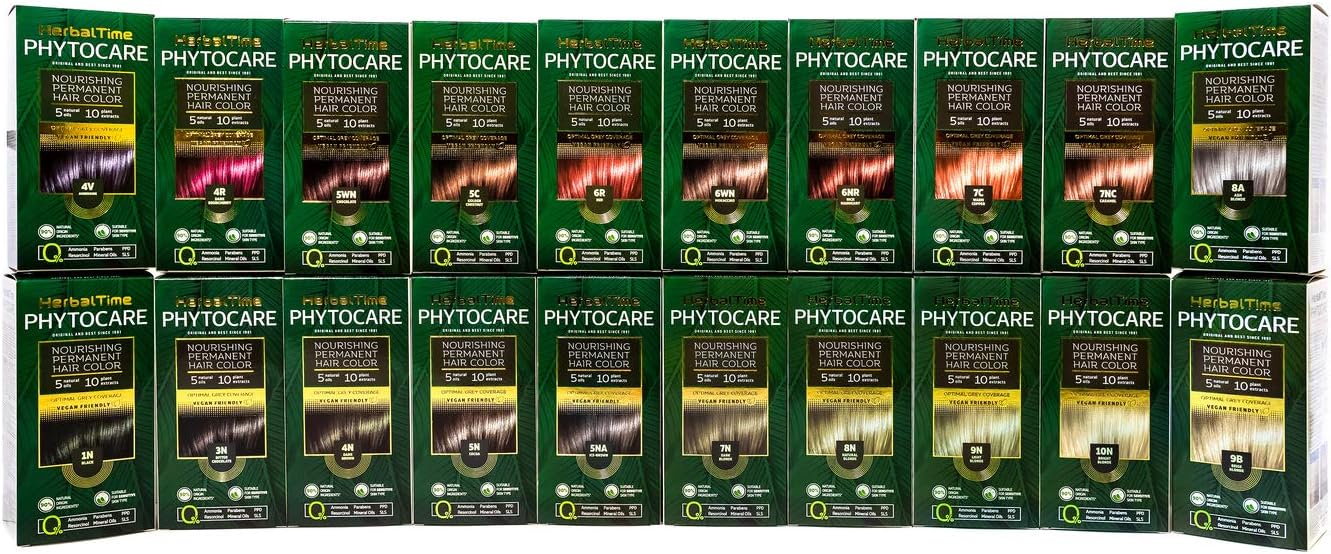 Herbal Time Phytocare Permanent Hair Dye Color Ice Brown 5NA, 5NA Ice-brown - Image 3