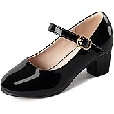 Osinnme Girls Dress Shoes Princess Shoes Sparkle Toddler High Heels Wedding Party Prom Footwear Cute Flower Mary Jane Pumps for Little Kids