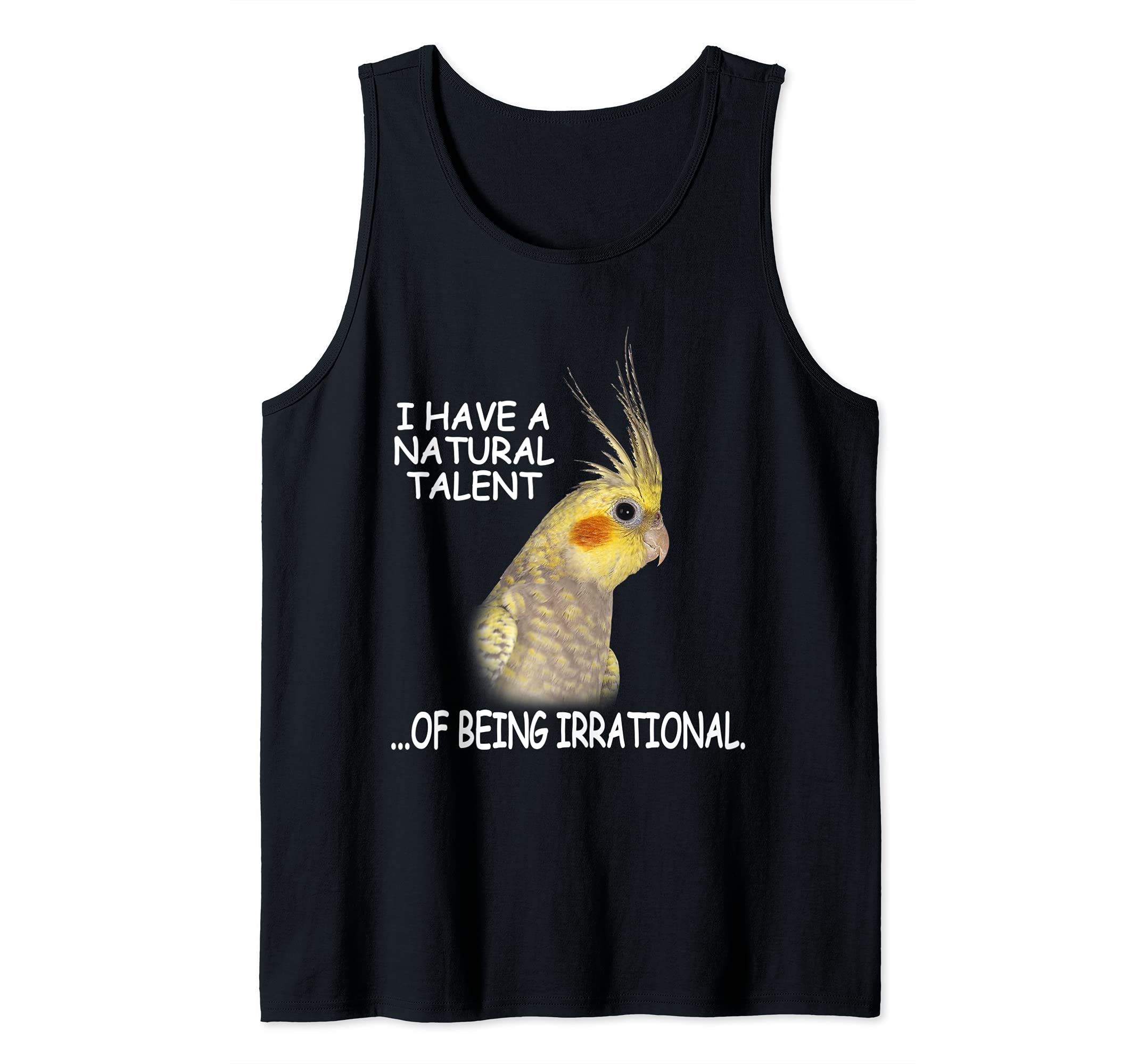 COCKATIEL Birds Funny Cockatiels Design Tank Top