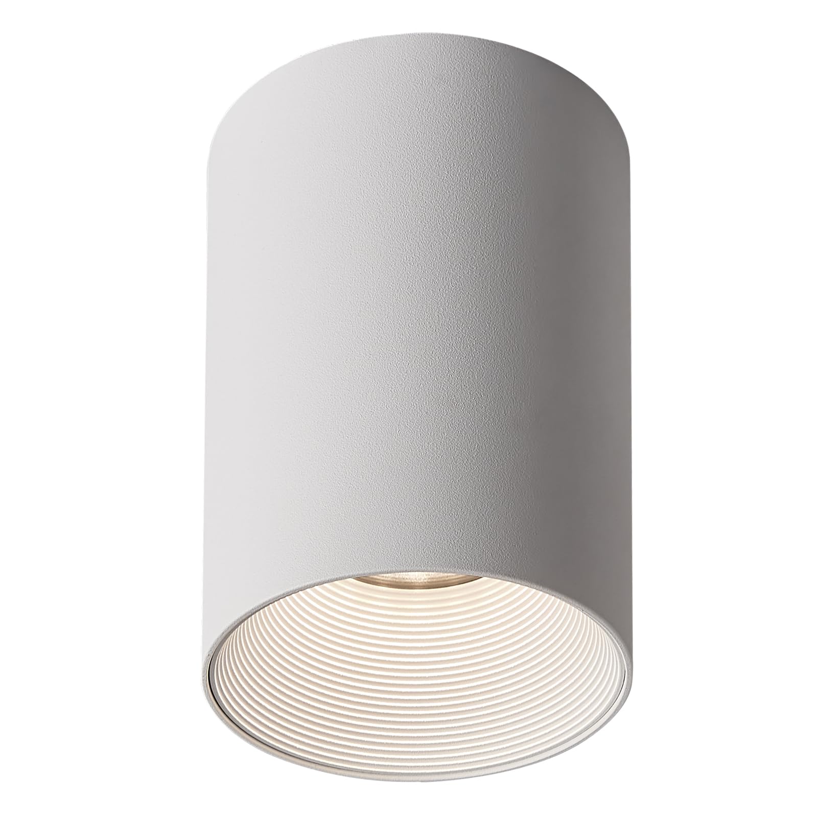 Photo 1 of 3.1" LED Ceiling Spotlight Indoor Dimmable Cylinder Downlight 7W 3000K Warm Light CRI 97 White Aluminum Spot Light for Hallway Corridor Gallery Display Kitchen Living Room Dining Room Bedroom