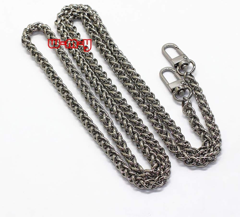 silver chain purse strap