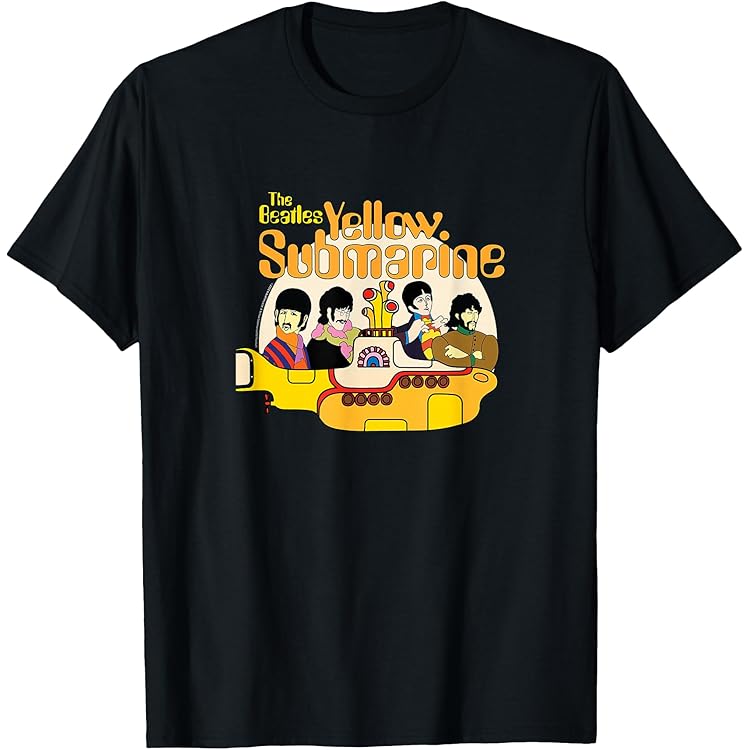 Amazon.com: The Beatles - Yellow Submarine T-Shirt