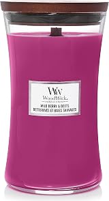 WoodWick Large Hourglass Candle Pluswick Wild Berry Beets 130 Hr view 1
