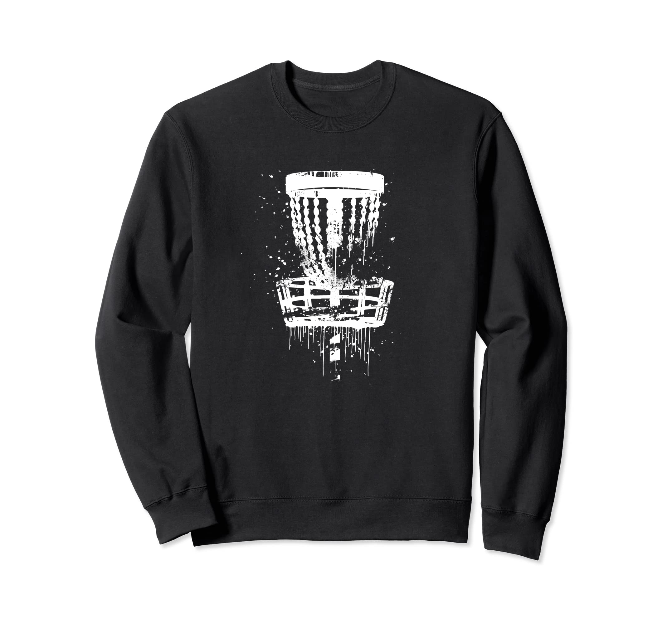 Frisbee Golf Basket Chainz - Frolf Course Disc Golf Basket Sweatshirt