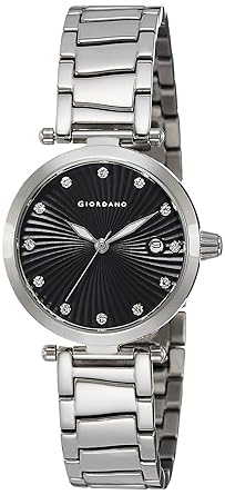 Giordano Analog Black Dial Womens Watch - P2060-11