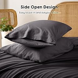 Shilucheng 100% French Linen Sheets - Full Size Bed