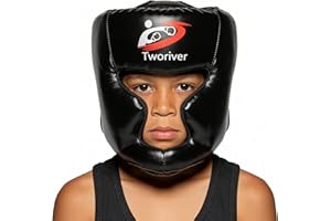 SANJOIN Boxing Headgear 1 Pack, Adjustable Boxing Head Gear Helmet for Adult Men & Kids, Closed-Type Safe, for MMA Sparring, Muay Thai, Kickboxing Training Gear, Strong Grip