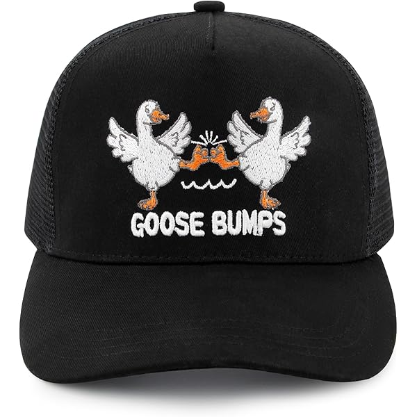 Duck Trucker Hat,Adjustable Funny Mesh Cap,Unisex Baseball