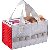 MEILADY-X Case for Toniebox Starter Set - Bag for Tonies Box Kids Hard Case with Handle | Portable Travel Portable Carry Case for Toniebox Starter Set Compatible with Tonies Figure (Red)