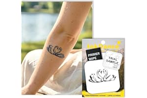 InkDance Semi-Permanent Tattoo, Kissing Swans, Romantic Two Swans, Eternal Love, Long Lasting Temporary Tattoos, Waterproof P