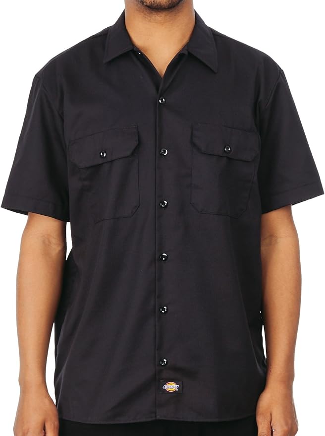 Dickies Men's Work Shirt Short Sleeved Workwear Amazon.co.uk Clothing