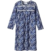 Silverts Open-Back Hospital Gowns for Women – Comfortable, Dignified, Easy Dressing for Seniors & Patients - 100% Cotton