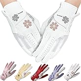 Baestappy Ladies Women's Golf Gloves Both Hands,Non-Slip Wet Hot Cool Grip Golf Gloves Elastic Fabric Breathable,Left Right Handed rain hot Golf Accessories