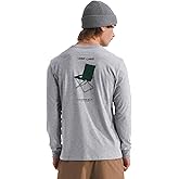 The North Face Mens Evolution Sketch Logo Long-Sleeve Tee | Cotton Shirt with a Logo Graphic