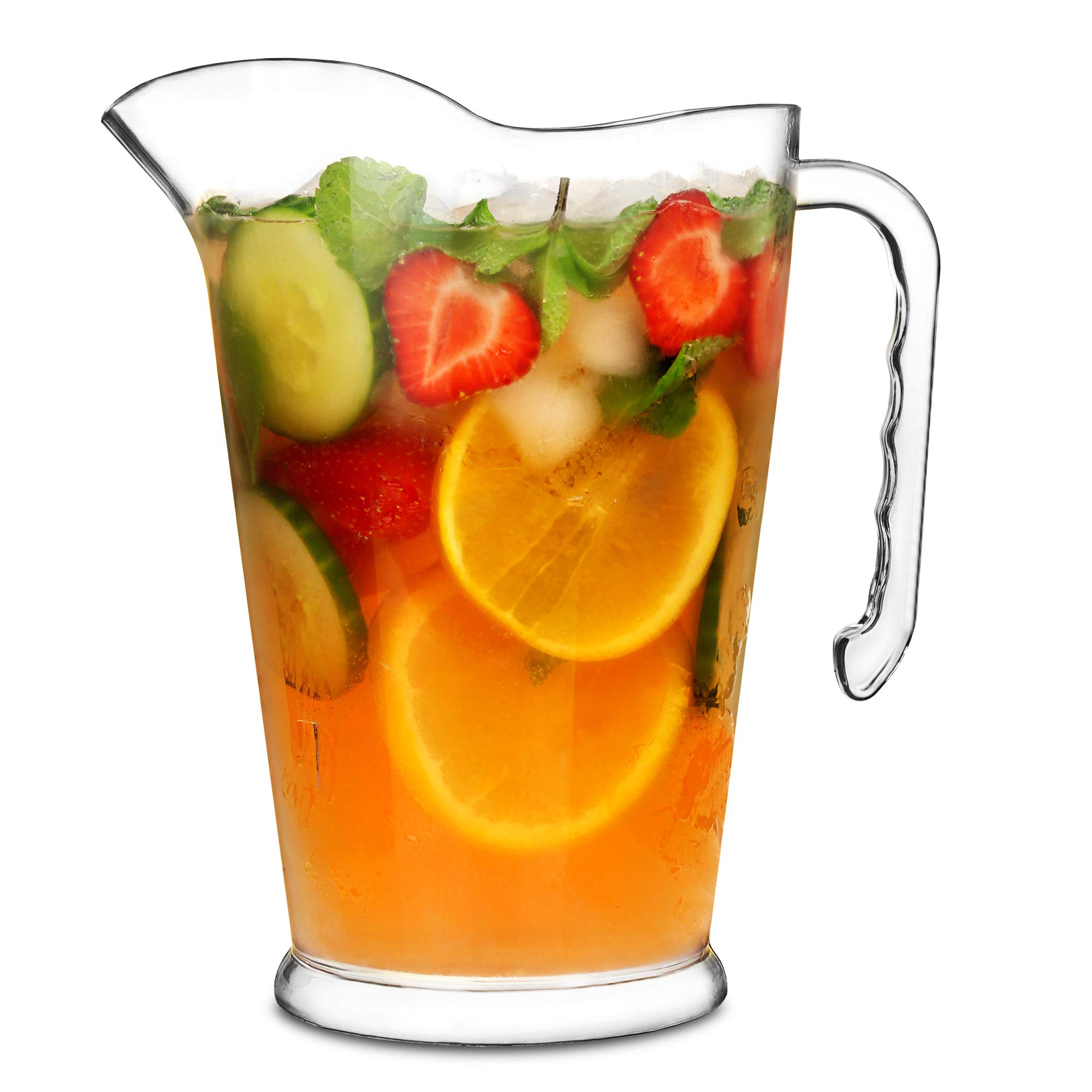 Stackable Plastic Pitcher Jug 1.5ltr - Sleeve of 4 - Cocktail Jugs, Cocktail Pitcher, Beer Pitcher