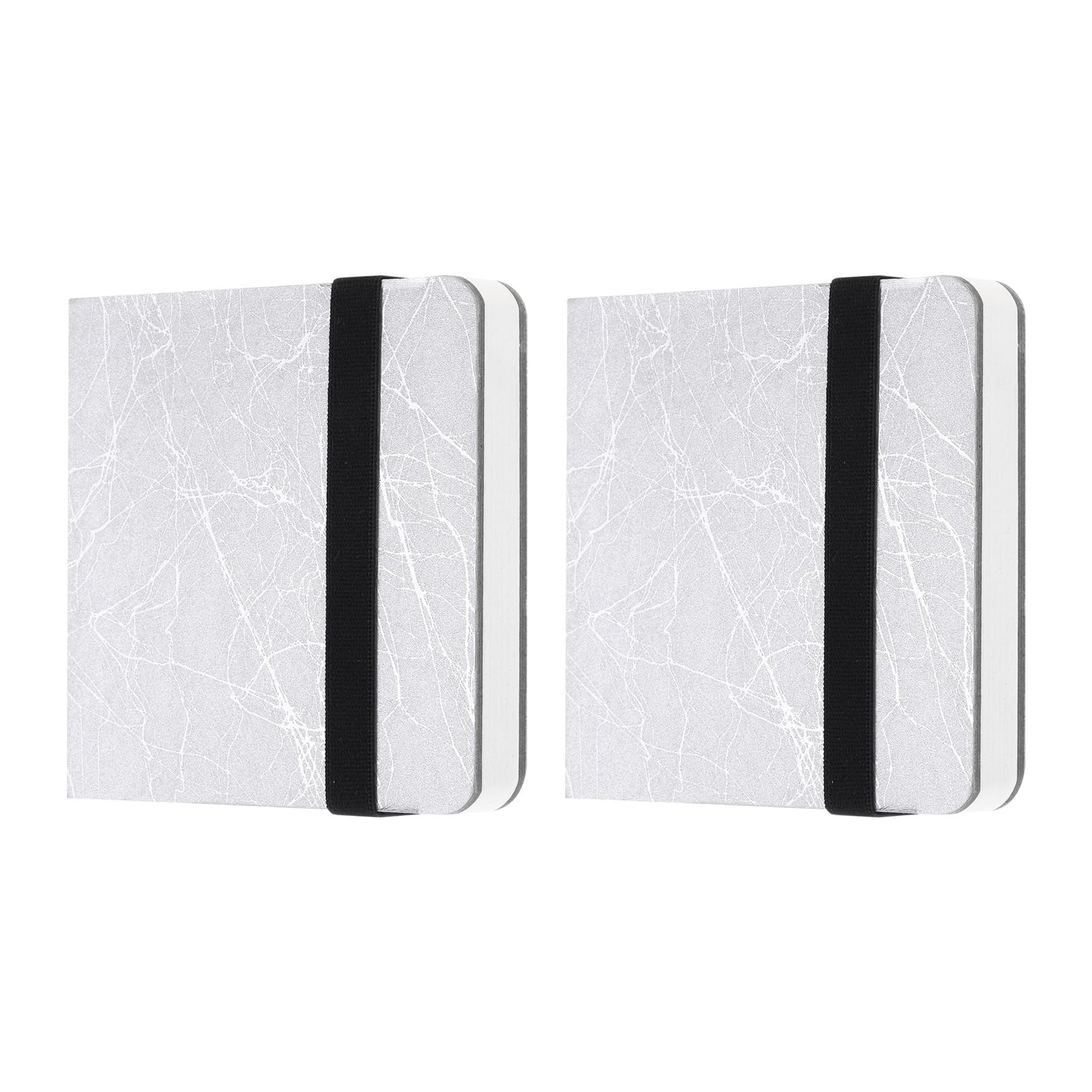 PATIKIL Watercolor Journal, 48 Sheets(2Pcs) 4x4 Inch 100% Cotton Cold-Pressed Watercolor Paper Handbook Sketchbooks 140lb/300 GSM Coarse Lines for Art Painting Drawing Artist, Gray