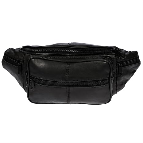 Christian Wippermann Echt Leder XL Bauchtasche 34 x 15 x 8 cm