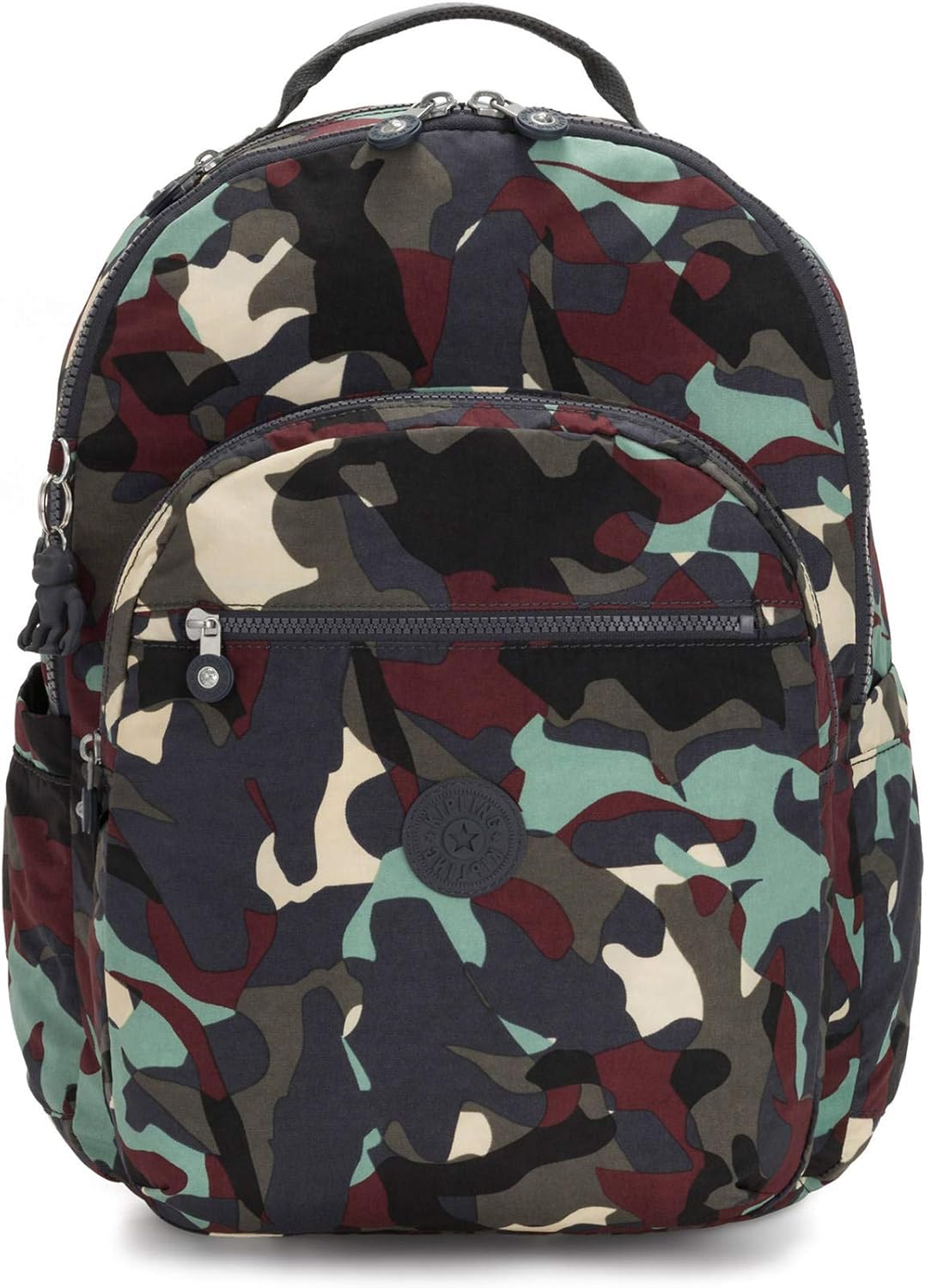 Kipling Women's Seoul XL Laptop Backpack, Camo Leather, One Size