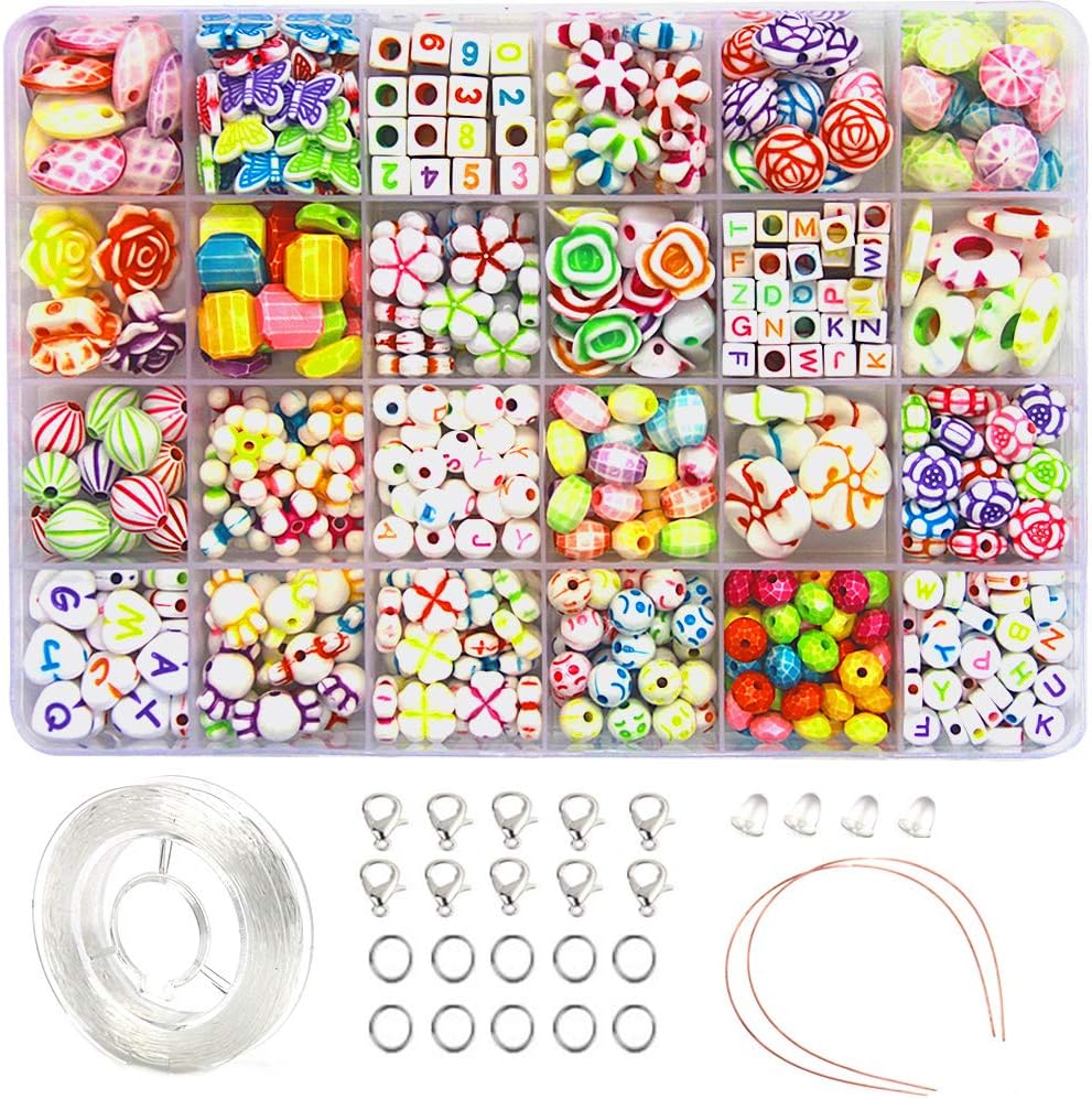 Ewparts DIY Bracelet Bead Art & Jewellery-Making , Bead string making set , Cultivate Color sensitive, Color will not Fade (#1)