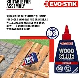 EVO-STIK Exterior Wood Glue 125ml D3 Weatherproof Clear Fast Setting view 4
