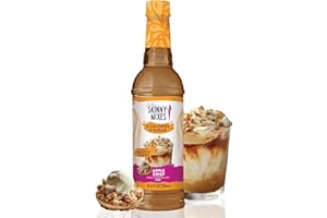 JORDAN'S SKINNY MIXES Jordan’s Skinny Mixes Sugar Free Coffee Syrup, Holiday Apple Crisp Coffee Flavoring Syrup, Zero Calorie Drink Mix for Lattes, Baking, Protein Shake, Dairy & Gluten Free, Kosher, 25.4 Fl Oz