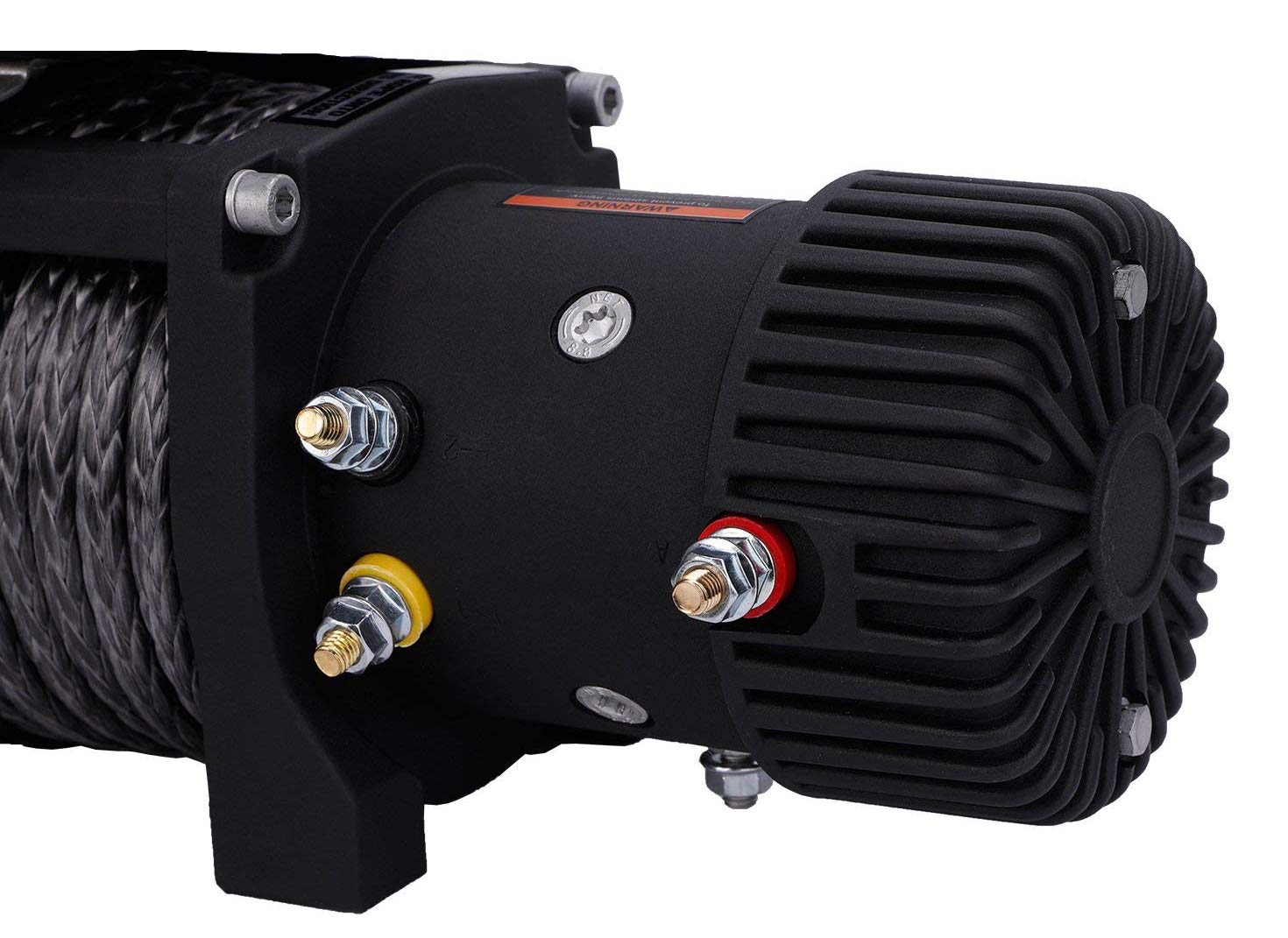 12000 lb Wire Rope RUGCEL WINCH Steel Cable Electric Winch 12000 lb