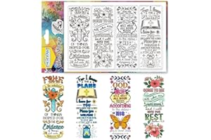 CHGCRAFT Bible Coloring Bookmarks Clear Stamps Transparent Stamps Puppy Silicone Clear Stamp Seals for DIY Scrapbooking Photo Album Decoration, 4.3x6.3 inch