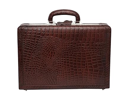 Zordan Leather Briefcase Bag Cum Office File Bag for Men Expandable Made in Pure Leather