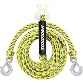 Swonder Boat Tow Harness for Tubing - 16ft Tow Rope for 4 Riders Towable Tube with 3/4in Big Hook