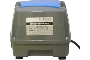 BLUE DIAMOND PUMPS Blue Diamond ET 80 Septic or Pond Linear Diaphragm Air Pump