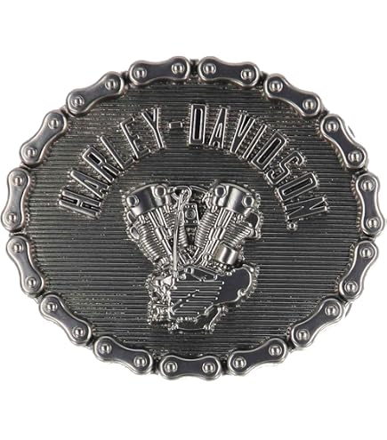 Amazon.com: Harley-Davidson Women's B&S Genuine Wings Belt Buckle