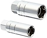 Powerbuilt 641870 2Pc Magnetic Spark Plug Socket