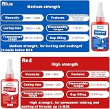 EIGTWEN Thread Lock High Medium Strength 100ml Nuts Bolts Fasteners Screws view 4