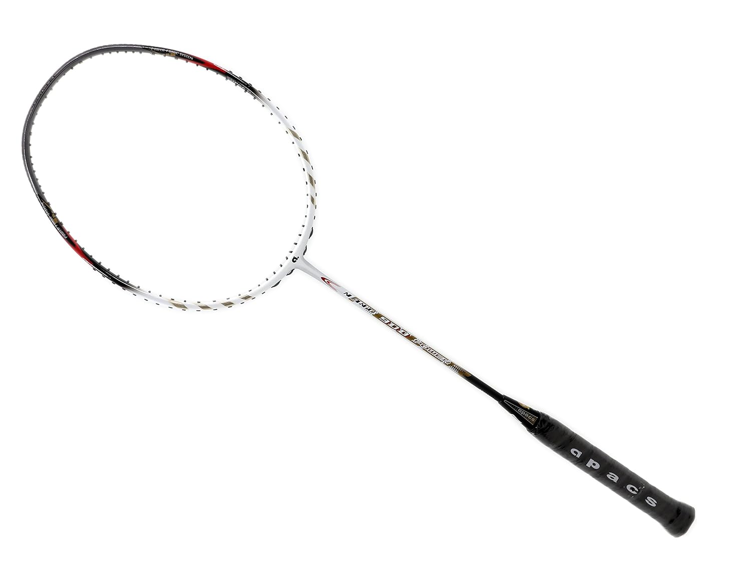 Apacs Nano 900 Power White Badminton Racket (4U) Amazon.co.uk Sports