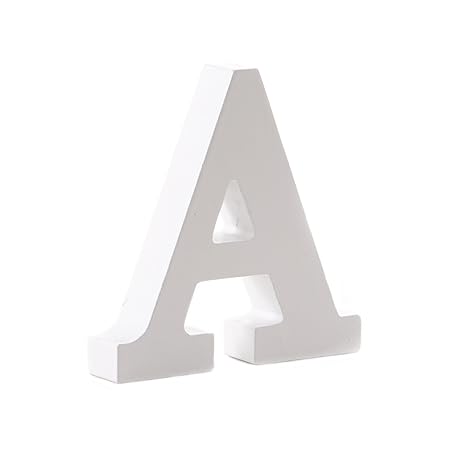 knuellermarkt.de Holz-Buchstabe A Alphabet Geburtstagsdeko A-Z Geschenkidee ABC Hochzeitsdeko Geburtstag DIY zum Legen zum St