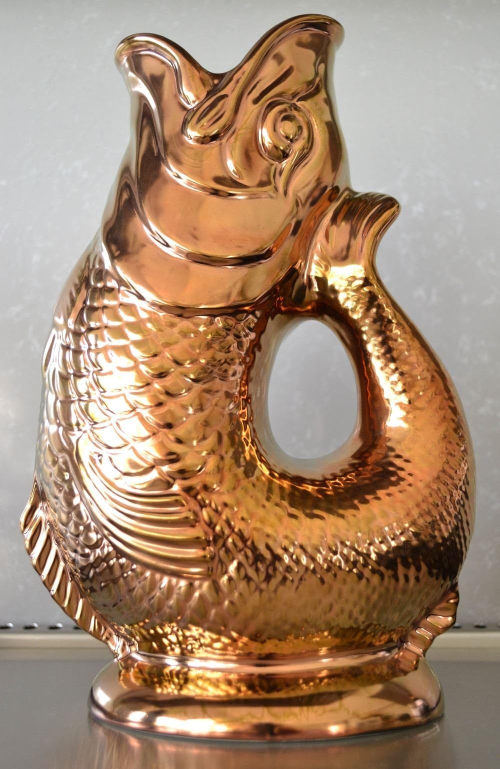 Wade Ceramics Copper Gluggle Jug Pitcher, X-Large