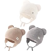 FURTALK Baby Infant Winter Hat Toddler Beanie with Bear Ear Boys Girls Soft Warm Cap