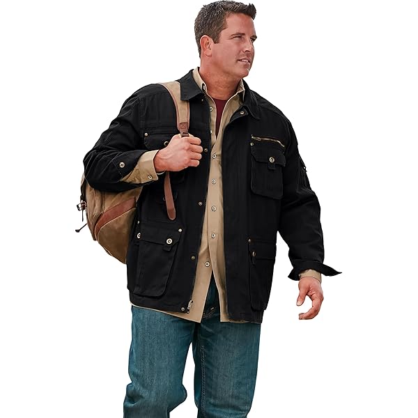 Boulder Creek by KingSize Men's Big & Tall 9 Pocket Twill Utility